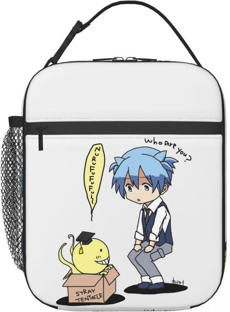 Assassination Classroom Koro Sensei Isolierte Lunchtasche für Kinder von Fancy Style Studio, Weiß, One Size - Bild 1