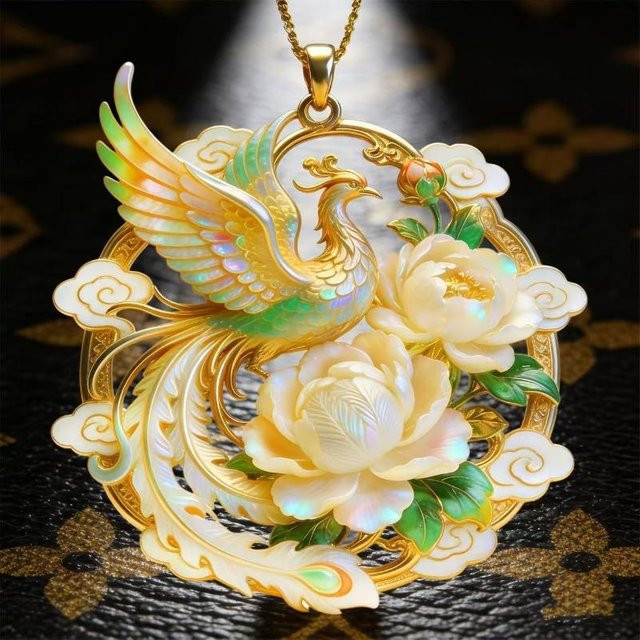Twoo Fuchs Emaille-Anhänger, Edelstahl, Gold, Damen - Bild 1