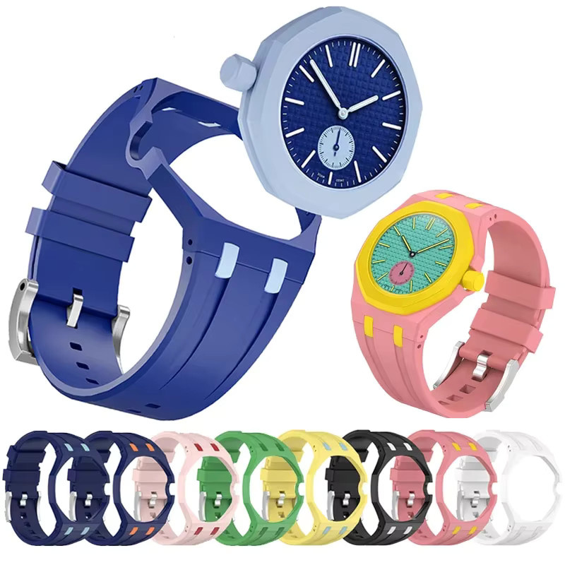 Swatch Uhrenarmband Silikon, PC-Schutzhülle, Unisex - Bild 3