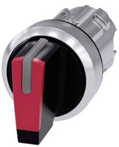 Siemens Knebelschalter Rot 2 x 45° aus Metall 3SU1052-2BN20-0AA0 - Bild 1
