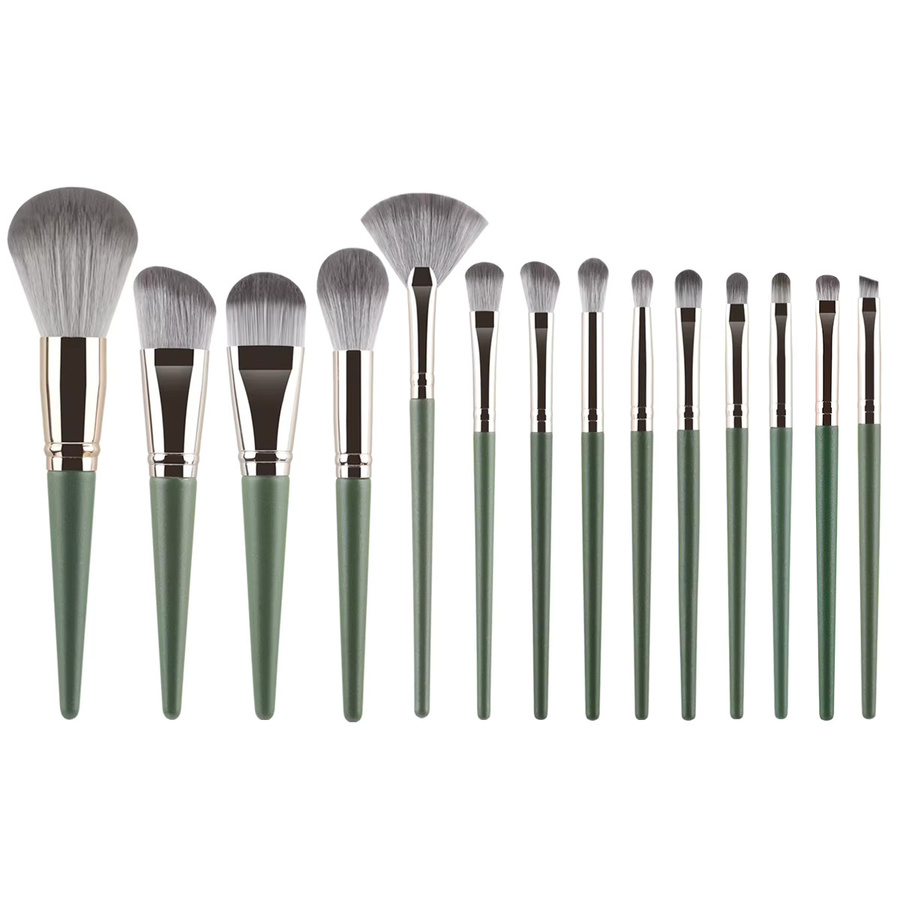 RANCAI Make-up-Pinsel-Set, 14-teilig, Unisex - Bild 2
