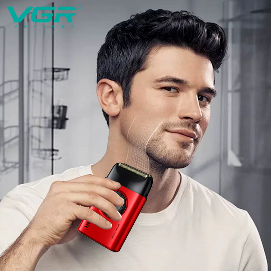 VGR Rasierapparat V-377, Herren, Rot - Bild 3