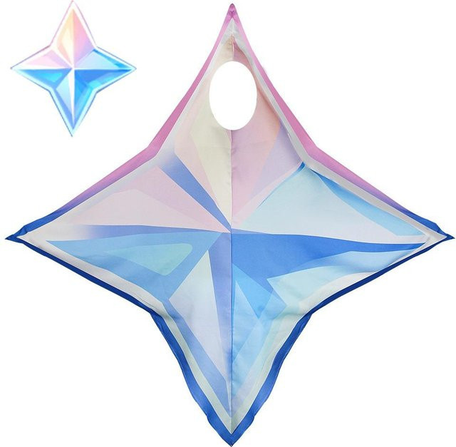 Anhänger Primogems Cosplay Kostüm Pentagramm, weiß, Unisex - Bild 1