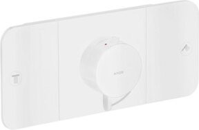 Hansgrohe Axor One UP-Thermostat Fertigmontageset für 2 Verbraucher in Mattweiß - Bild 1