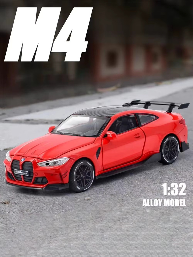 MAKEDA M4 X5 Sportwagenmodell, Maßstab 1:32, Metall, mit Licht und Sound - Bild 4
