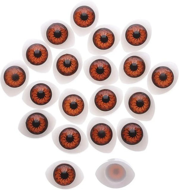 Puppen Sicherheitsaugen, DIY Bastelzubehör, 20-teiliges Set, 11x14mm - Bild 1
