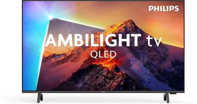 Philips 55PQS8601 QLED Smart TV in Schwarz mit 4K UHD, Wi-Fi und Bluetooth - Bild 1