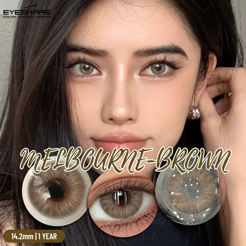 EYESHARE Kontaktlinsen, farbig, für braune/graue Augen, grün - Bild 3