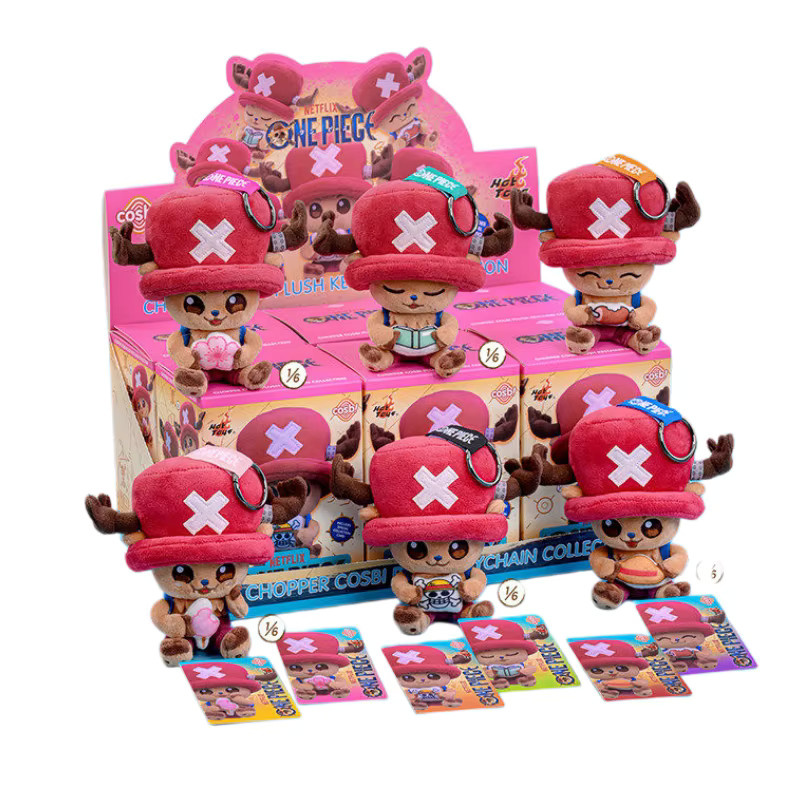 Hottoys One Piece Chopper Cosbi, Plüsch-Schlüsselanhänger, Blind Box - Bild 4