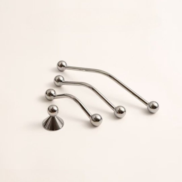 Diana's-Hardware Kleiderschrank-Türgriff und Schubladenknopf aus Zinklegierung in Silber Chrom-Optik - Bild 1