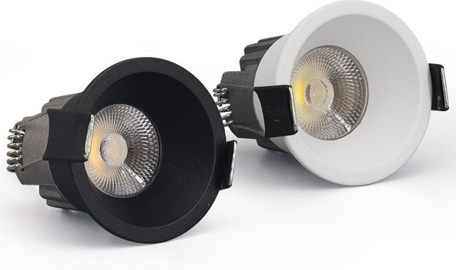 KAISANXINYI Dimmbare LED COB Deckeneinbauleuchte aus Aluminium in runder Ausführung für Home Office und Shop - Bild 1