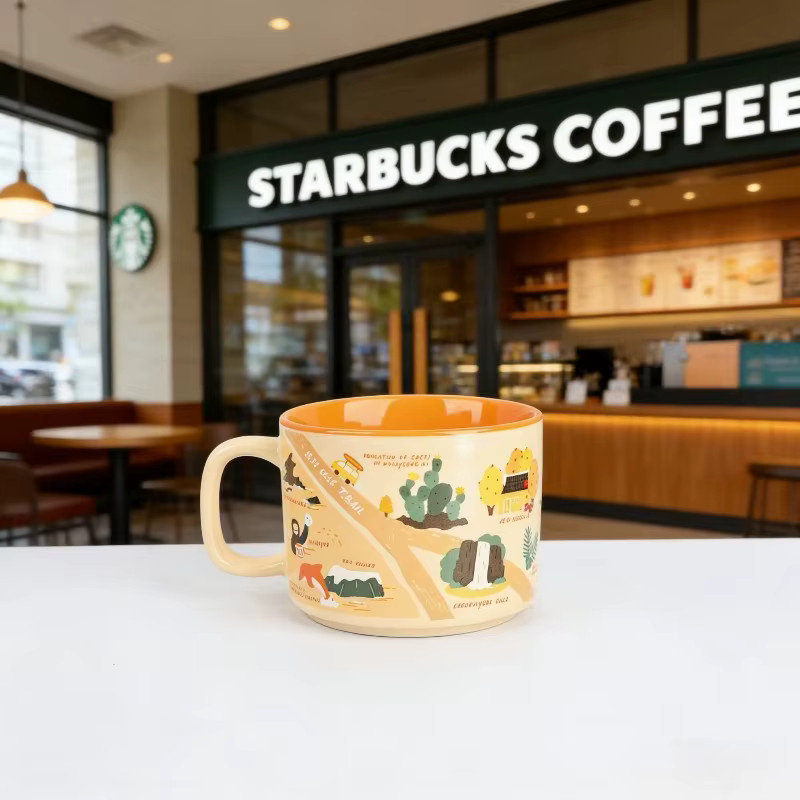 Starbucks Keramik-Tasse Jeju in Gelb mit 355 ml Inhalt - Bild 4