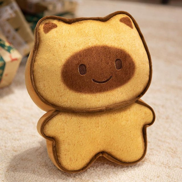 Wucifang Bags Brotkatze Plüschtier, Stoffpuppe, 50cm - Bild 1