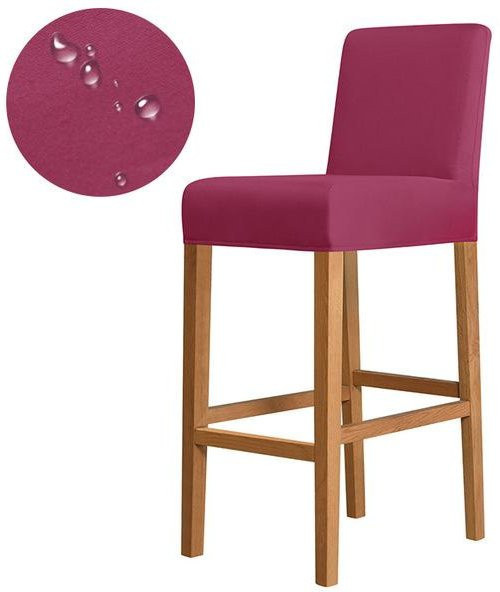 Wasserabweisender Stuhlbezug aus Stretchstoff in Pink für Esszimmer und Büro - Bild 1
