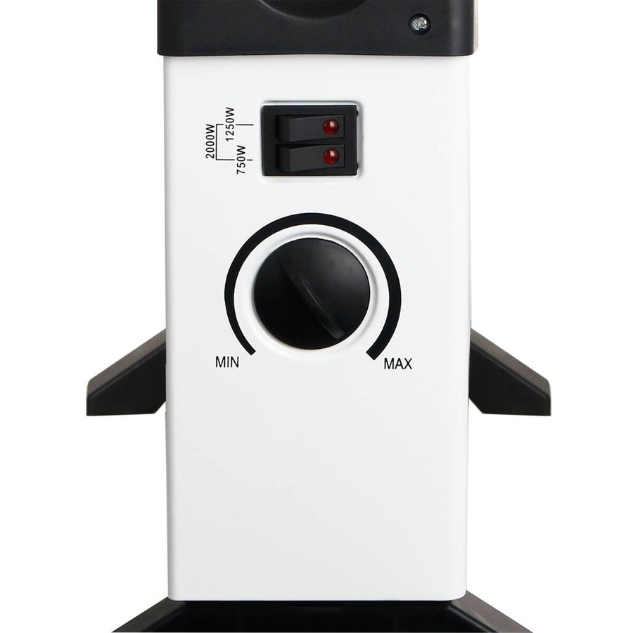Emerio Konvektor CH-128215.3 in Weiß mit 2000 W Leistung, Thermostat und Standgerät, B/H/L: 20 x 32,8 x 46,5 cm - Bild 3