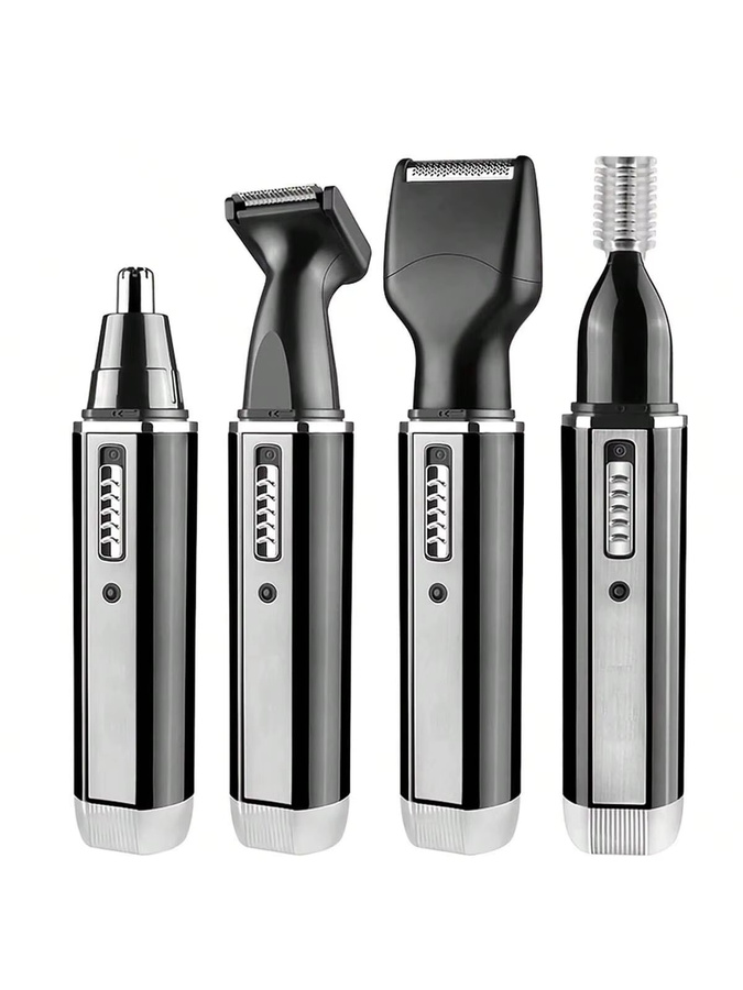 4-in-1 Elektrischer Epilierer und Trimmer-Set, Schwarz, Unisex - Bild 3