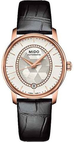 Mido Armbanduhr Automatik, Edelstahl, Weiß, Damen - Bild 1