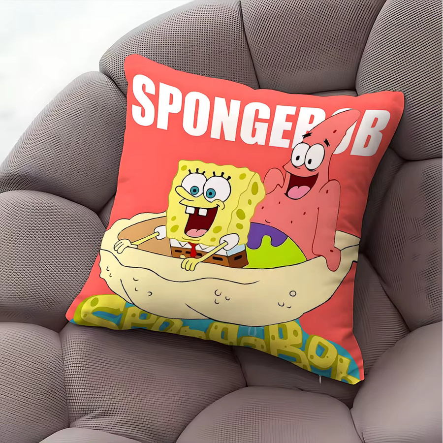 Potdemiel Kawaii SpongeBob dekorativer Kissenbezug in Mehrfarbig, B/H: 45 x 45 cm - Bild 2