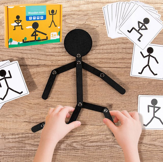 Chriyungel Montessori Material DIY Puzzle, Lernspielzeug, ab 3 Jahre - Bild 1