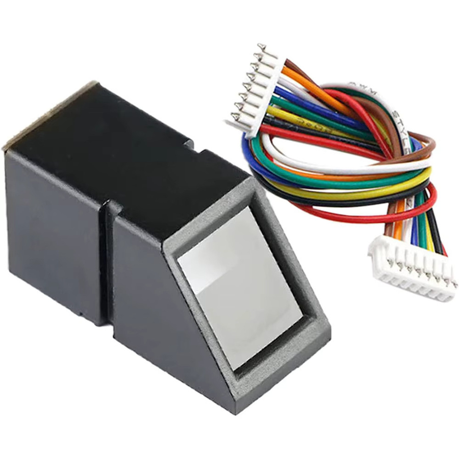 OIMG AS608 Fingerabdruckleser-Sensormodul in Schwarz mit optischem Sensor und serieller Kommunikationsschnittstelle für Arduino-Schlösser - Bild 2