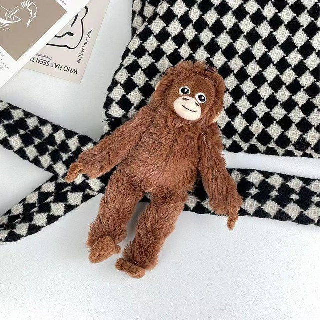 Yiran Health & Beauty Kleiner Affenanhänger Orang-Utan, Plüschtier, ab 14 Jahren - Bild 1