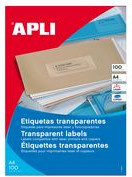 agipa Wetterfeste Etiketten transparent für Laserdrucker und Kopierer B: 48,5 mm, H: 25,4 mm - Bild 1