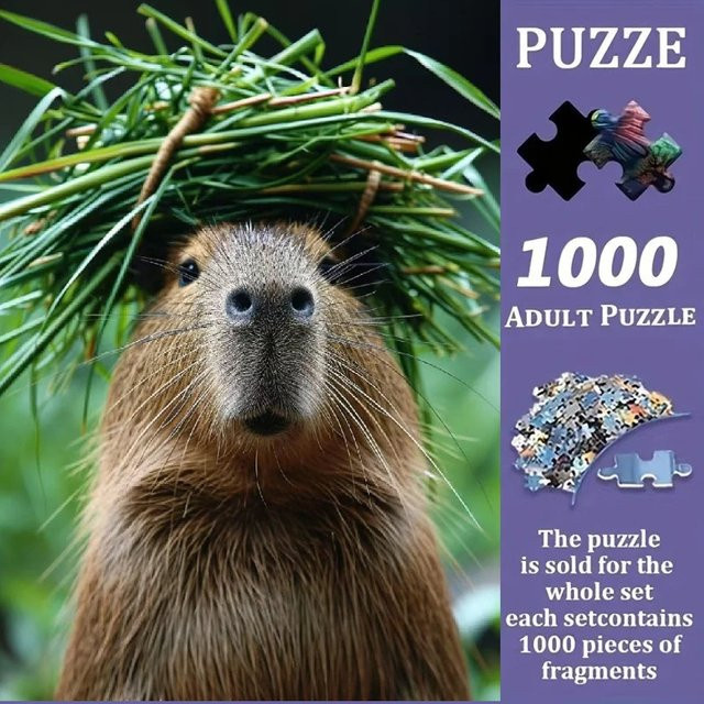 KAYOU ACapybara-Puzzle, 1000 Teile - Bild 1