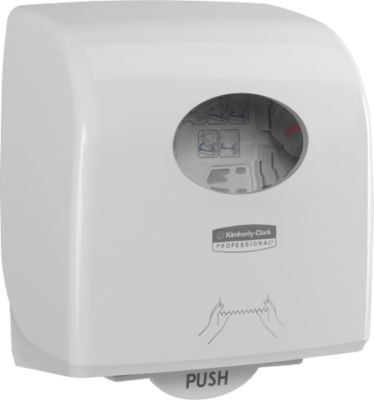 Kimberly-Clark Aquarius Slimroll Rollenhandtuchspender 7955, Wandmontage, Weiß - Bild 1
