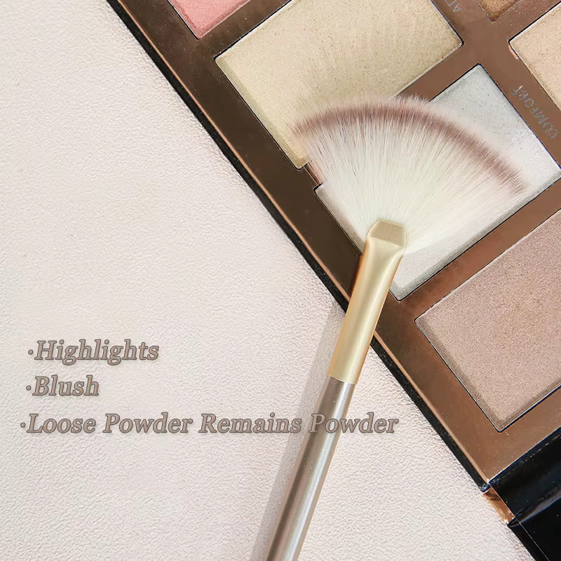 HMQ beauty Fächerförmiger Gesichtspinsel, Unisex - Bild 2