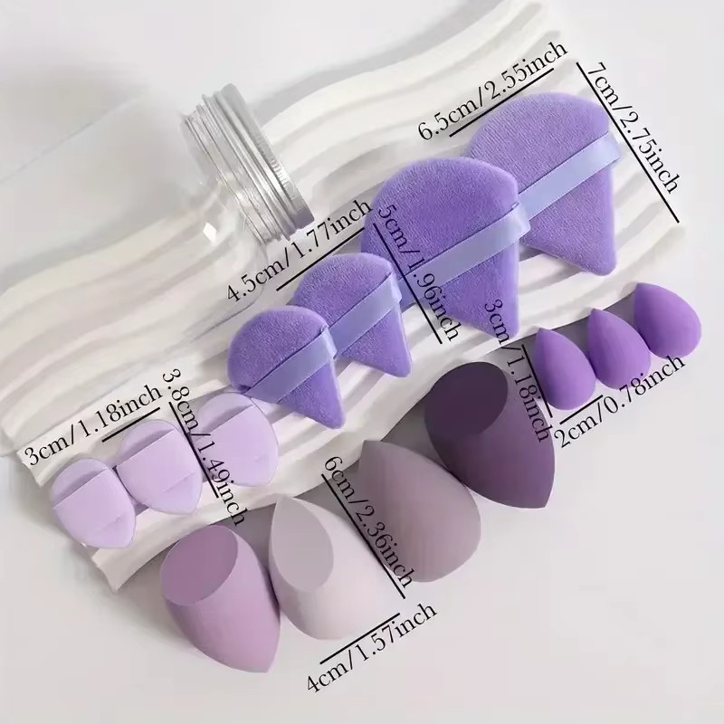 Make-up Schwämme Cosmetic Puffs, 12/14 Stück, Damen - Bild 2