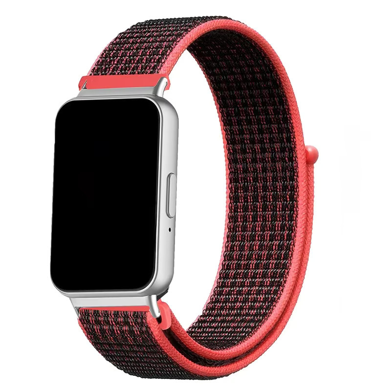 jansin Uhrenarmband Nylon, Schwarz, Unisex - Bild 3