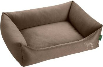 Hunter Orthopädisches Hundesofa Merida in Taupe mit abnehmbarem Bezug und rutschfester Unterseite, B/T/H: 60 x 60 x 22 cm - Bild 1