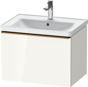 Duravit Waschtischunterschrank D-Neo, Wandhängend, Weiß Hochglanz, B: 63,4 cm, T: 45,2 cm, H: 44,0 cm - Bild 1