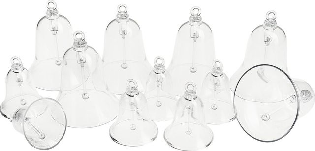 VBS Acrylform Glocke mit Klöppel, 12er-Set, transparent - Bild 1