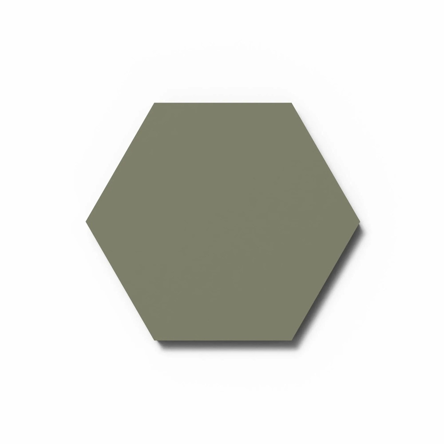 Denpanels Designpaneel Hexagon Olive Lino Green aus MDF, 3 Stück, B/H: 25 x 25 cm - Bild 2