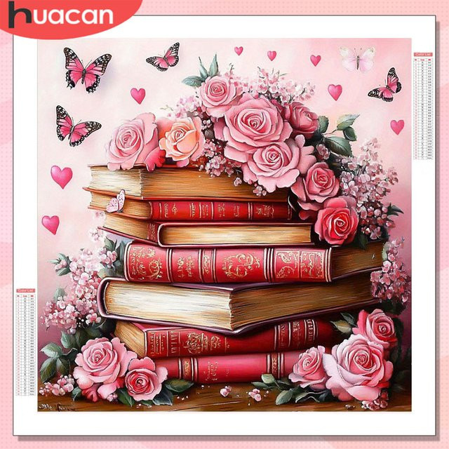 HUACAN Diamond Painting Buch, Landschafts-Mosaik, Komplettset - Bild 1