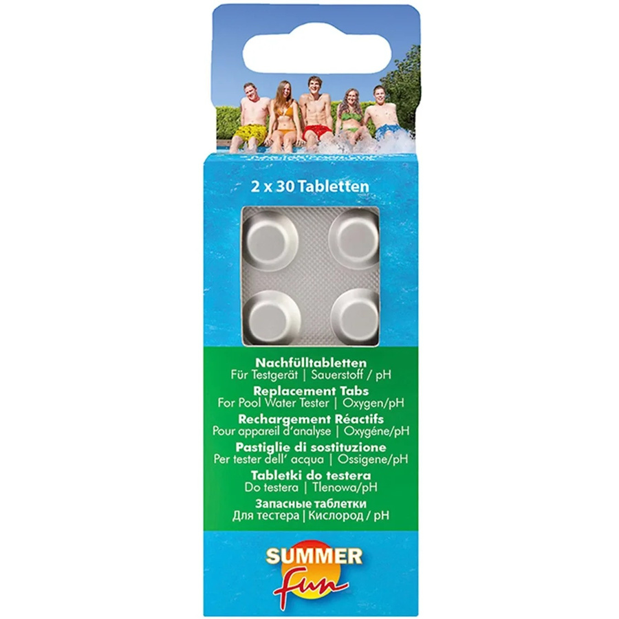 Summer Fun Nachfülltabletten für Sauerstoff und pH-Wert, 2 x 30 Stück - Bild 2
