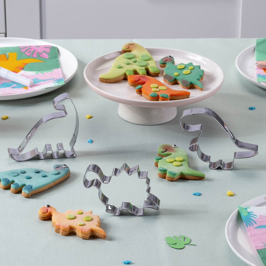 Zenker Dino Ausstecher-Set aus Edelstahl, 3-teilig, Silber - Bild 2