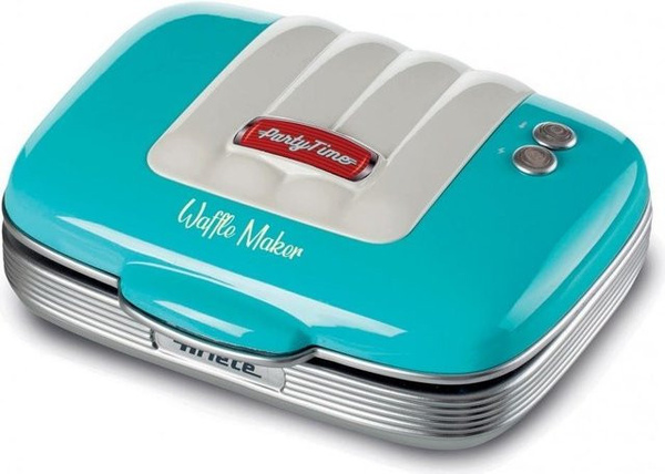 Ariete Waffeleisen 00C197301AR0 in Blau und Türkis mit 700 W Leistung