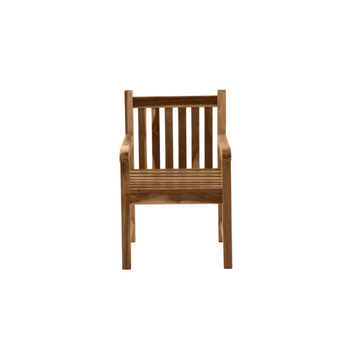 Möbilia Gartensessel aus Teakholz in Beige und Braun, B/H: 60 x 92 cm - Bild 1