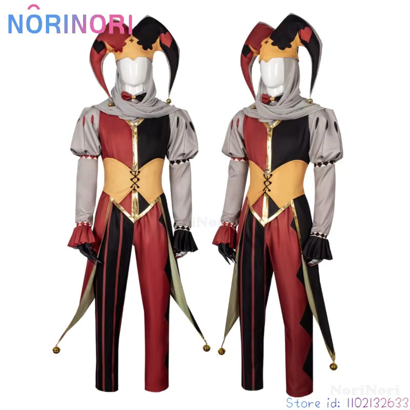 Game Kingdom of Marionettes Jestyn Cosplay, Clown-Puppenkostüm, Set - Bild 2