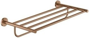Grohe Essentials Multi-Badetuchhalter aus Messing in Gold gebürstet, Breite: 55 cm - Bild 1