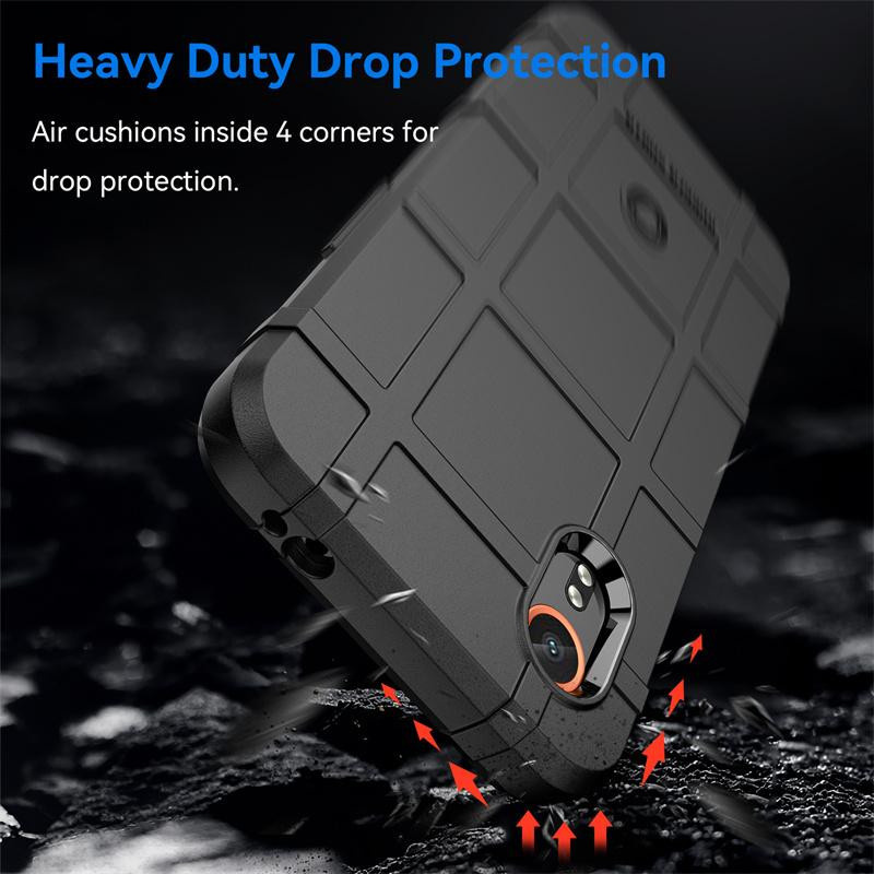 Stoßfeste und robuste TPU-Schutzhülle in Schwarz für dein Samsung Galaxy Xcover 6 Pro - Bild 3