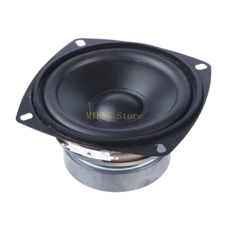 POFAN 20 W 4 Zoll Vollfrequenzlautsprecher in Schwarz, wasserdichter Metallhorn-Lautsprecher mit 4 Ohm - Bild 3