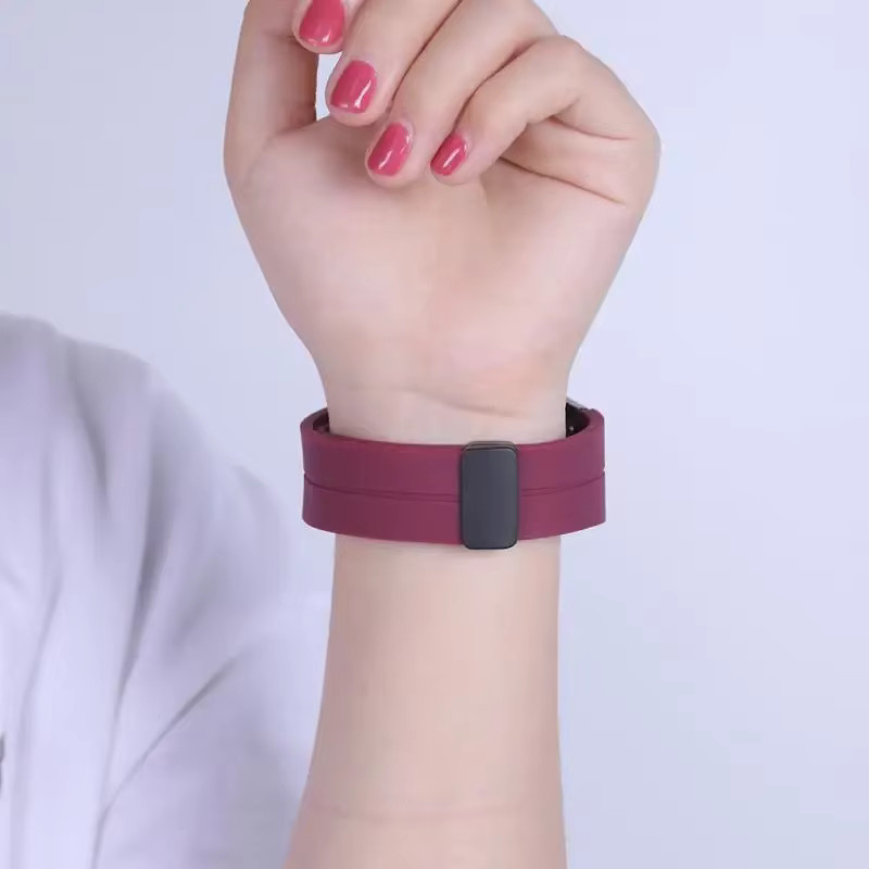 Amazfit Uhrenarmband Silikon, Glashülle, Schwarz, Multicolor - Bild 4