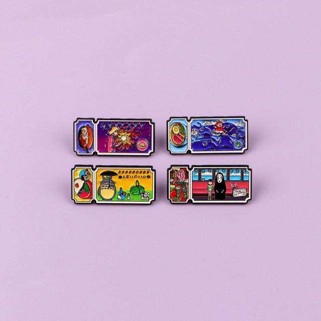 Bandai Brosche, Cartoon-Anime, Bunt, Damen - Bild 1