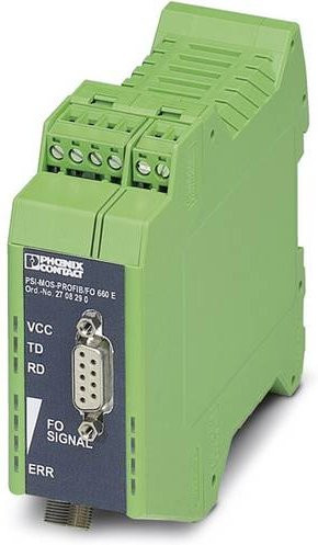 Phoenix Contact LWL-Konverter PSI-MOS-PROFIB/FO 660 E in Grün - Bild 1