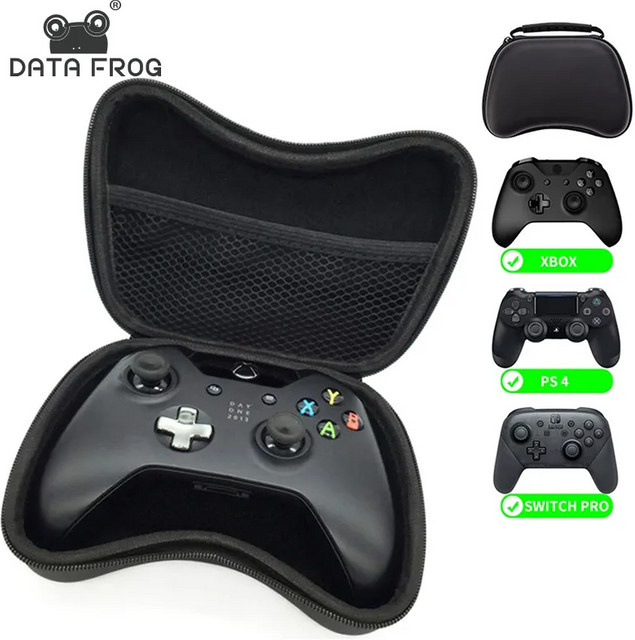 Daten Frosch Tragbare Carry Tasche in Schwarz für Xbox One Gamepad, Nintendo Switch Pro und PS4 Controller - Bild 1