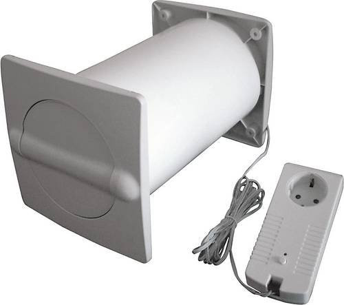 Wallair N37215 Energiespar-Mauerkasten aus Kunststoff in Weiß für Rohrdurchmesser 100 mm - Bild 1