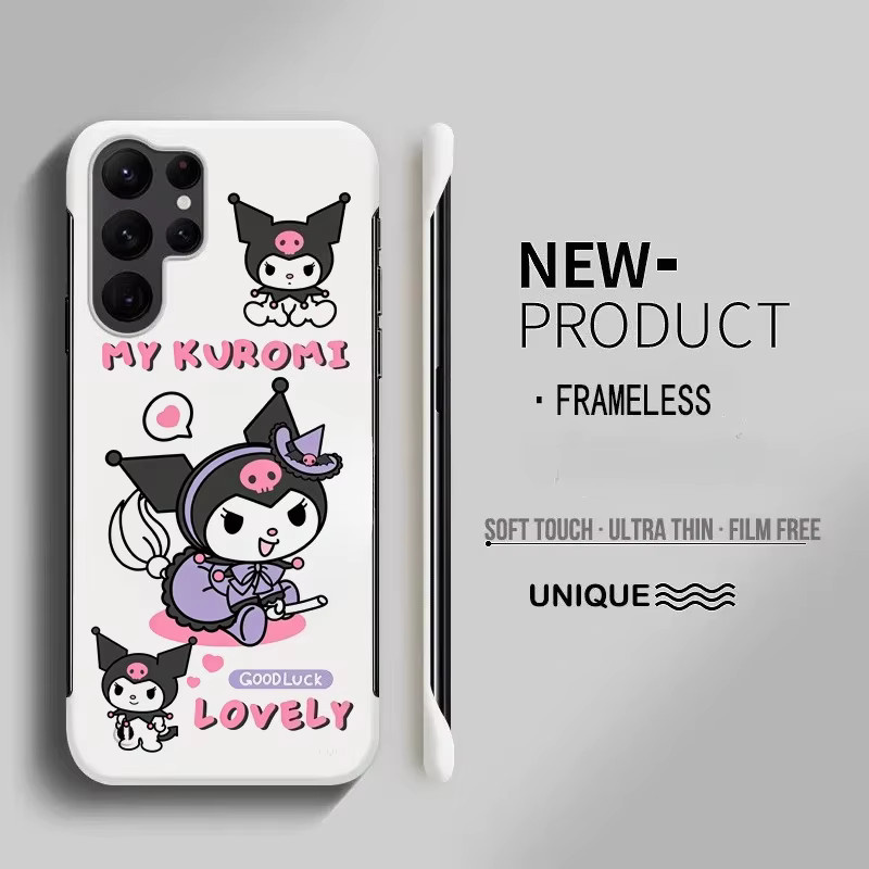 Sanrio Ultra Dünne Rahmenlose Schutzhülle für Samsung Galaxy S26 Ultra S25 S24 S23 S22 S21 Plus FE in Weiß - Bild 2